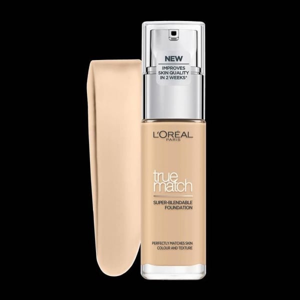 Fondation - L'OREAL - ACCORD PARFAIT 24H - 0.5.N Porcelän - 30ml - Ny Formel