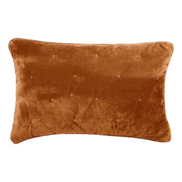 Sammets kuddfodral - "Gipsy" sömnadsfinish South Wind - Gipsy Camel - Kudde 40 x 60 cm