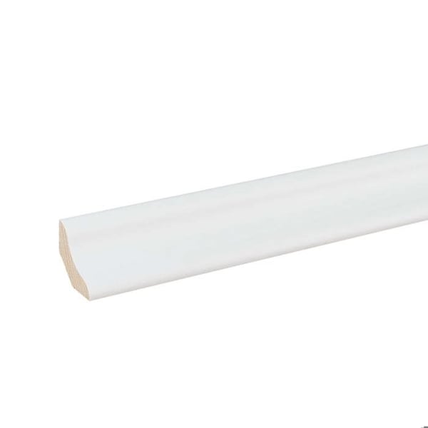 PROVISTON Fanerad träsockel 26 x 26 x 2500 mm Vit 25 meter | 10 stycken