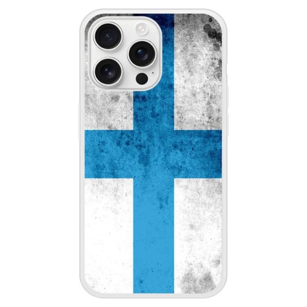 Förstärkt tryckt silikonfodral kompatibelt med Apple iPhone 16 Pro Max Marseilleflaggan