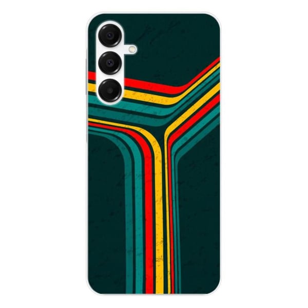 Silikonskal - Kompatibel med Samsung Galaxy A16 - design med retro linjer