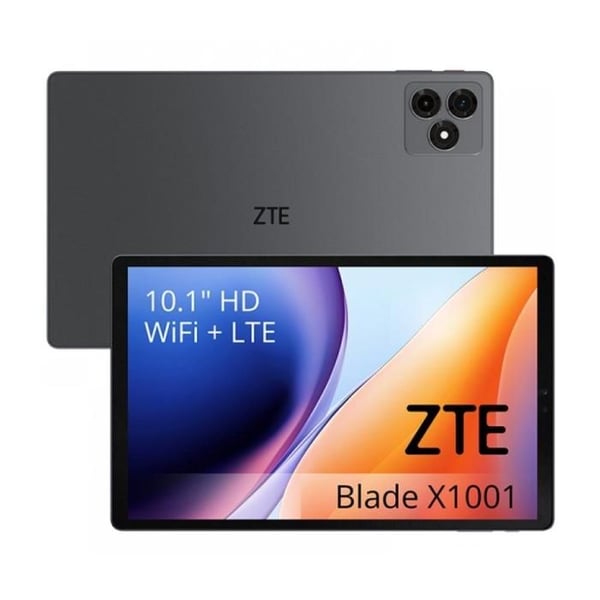 Tablet - ZTE - Tab Blade X1001 - 10.1'' - 4 GB RAM - 64 GB Lagring - 4G Grå