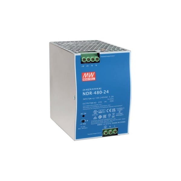 Industriell Matning - LevelOne - POW-2462 - 480W - DIN-skena - Temperatur -20~+70°C
