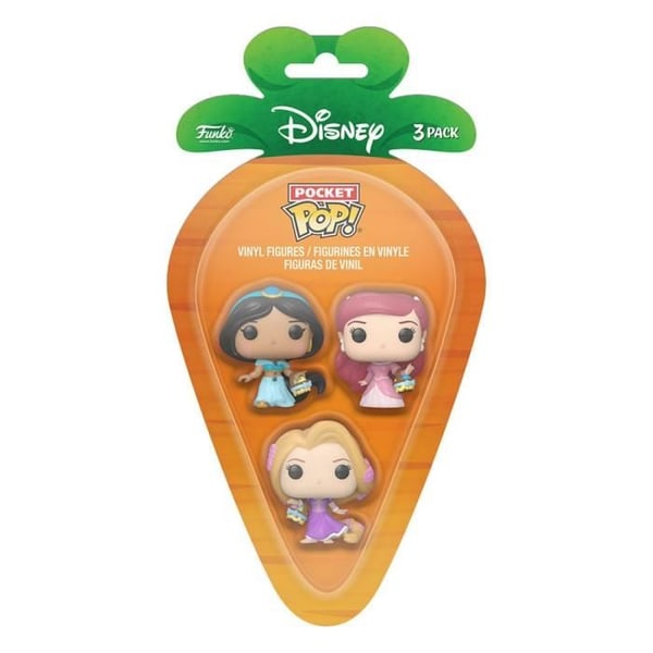 Disney Princess Figures - FUNKO - Paket med 3 - Vinyl - 4 cm