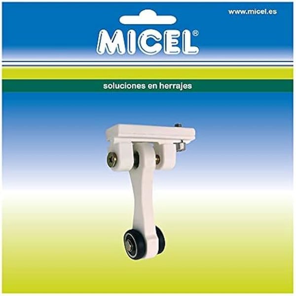 Glidremskiva - MICEL - 92585 - Nylon - Vit - 60 mm - Dubbellager