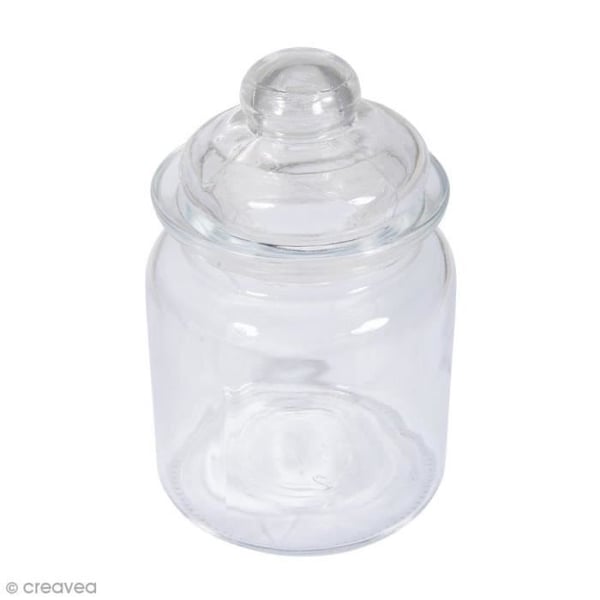 Godiskburk i glas - Rayher - 8 x 12,5 cm - 280 ml - Transparent - Dekorativ