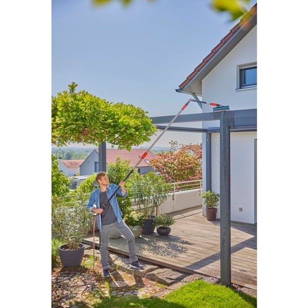 Manche forlængelse med vandgennemgang - GARDENA - Længde 53 cm - Led 45° - 5 års garanti