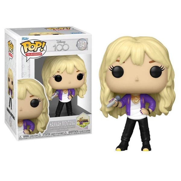 Figurine Funko Pop - Funko - Disney 100-årsjubileum - Hannah Montana - Trogna detaljer - Från 3 år