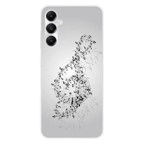 Tryckt silikonfodral som är kompatibelt med Samsung Galaxy A05S Vals av noter