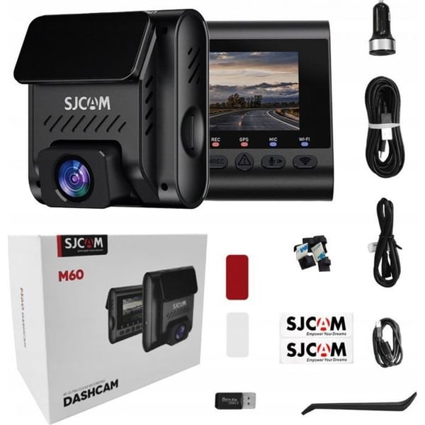 Sportkamera - SJCAM - SJDASH M60 - 170° Synvinkel - 4K Upplösning - Svart
