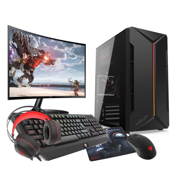 VIST Kit Gaming RGB Ryzen 5 5600GT - RAM 32Go - RX VEGA - SSD 1To M.2 - WIFI - LCD 24 - W11