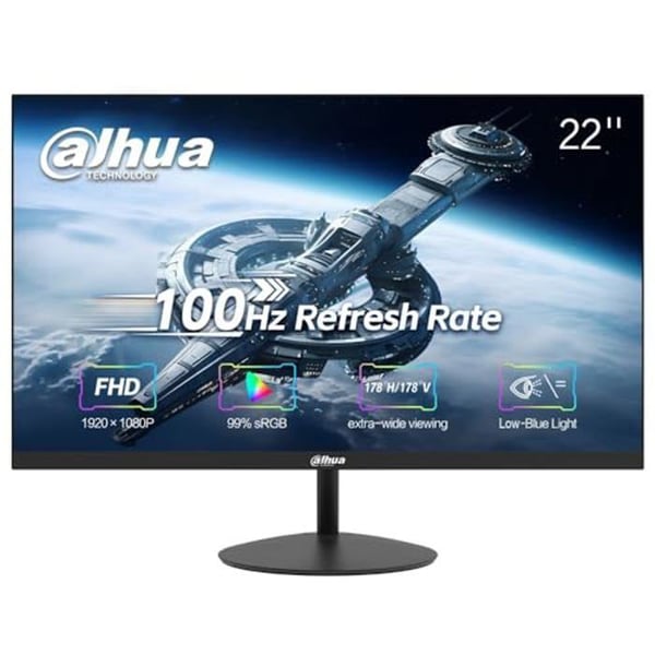 VA Full HD 22" Skärm - DAHUA - LM22-A200Y - 1920 x 1080 - 100 Hz - HDMI/VGA