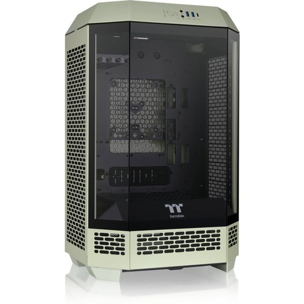 THERMALTAKE - CA-1Y4-00SEWN-00 - The TOWER 300 - PC-chassi utan strömförsörjning - Mini-torn - Micro-ATX-format - Matcha Green