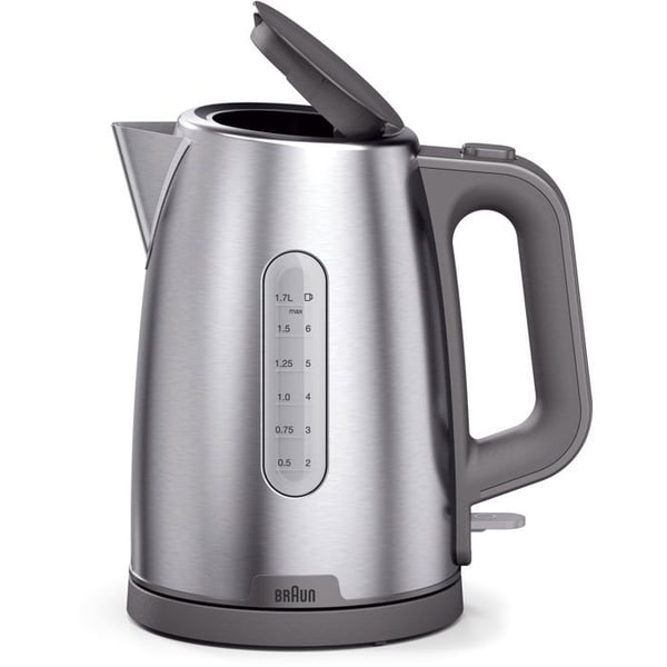 Elkedel - BRAUN - WK1500.GY - Rustfrit stål - 1,7 L - 2200 W