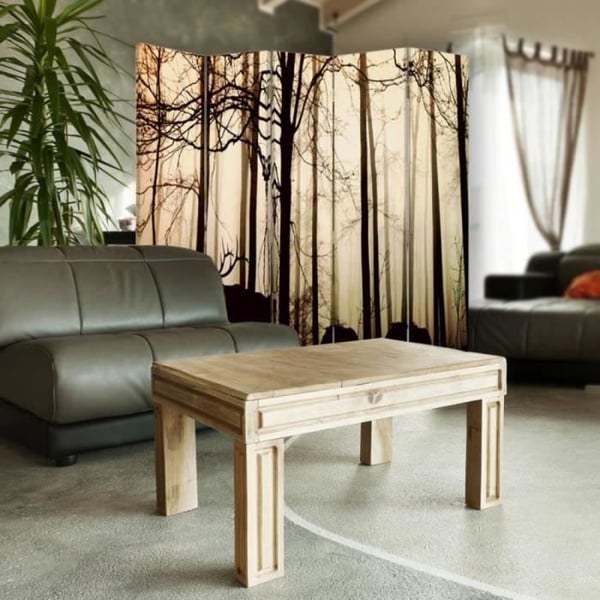Legendarte - Skärm - Skiljevägg med Front / Back Print Stag Silhouette cm. 180x170 (5x)