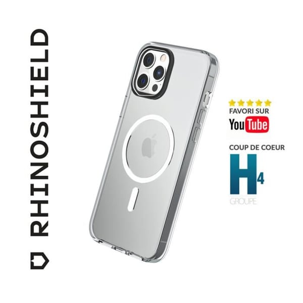 Skal - RHINOSHIELD - iPhone 16 Plus - Transparent - Kompatibel med MagSafe - ShockSpread™