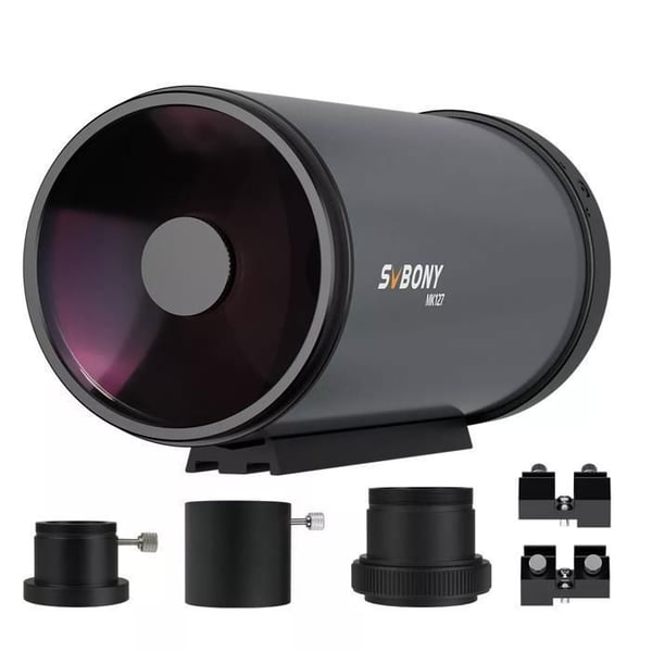 SVBONY MK127 Teleskop 127 mm Maksutov Cassegrain f/11.8, Fokalreducerare 0,65X, för planetobservation och fotografi