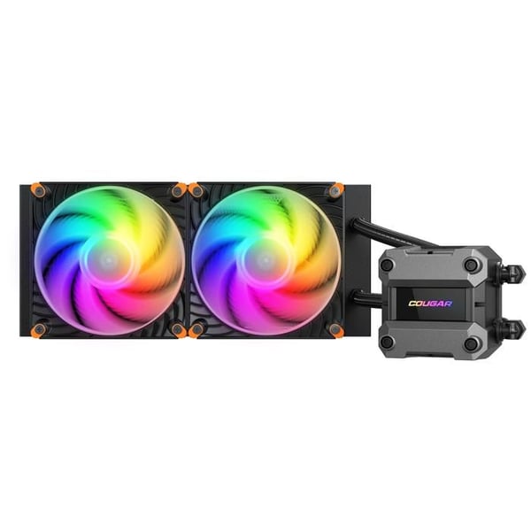 Gaming Kylare - COUGAR - POSEIDON ULTRA240 - Svart - AIO 240mm - Anpassningsbar ARGB