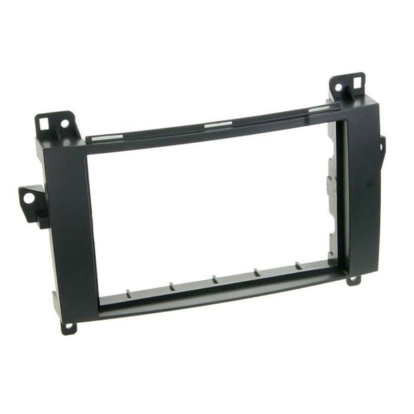 Adapter för 2-DIN frontpanel för Mercedes A/B klass/Viano/Vito svart