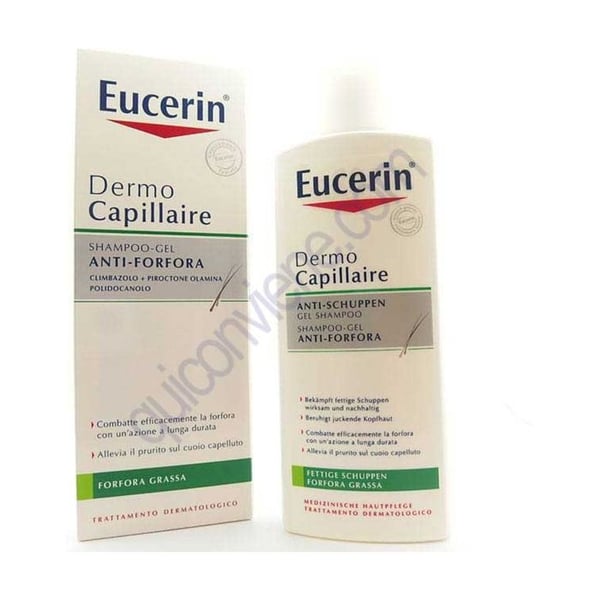 EUCERIN - Schampo mot fet mjäll 250 ml gel