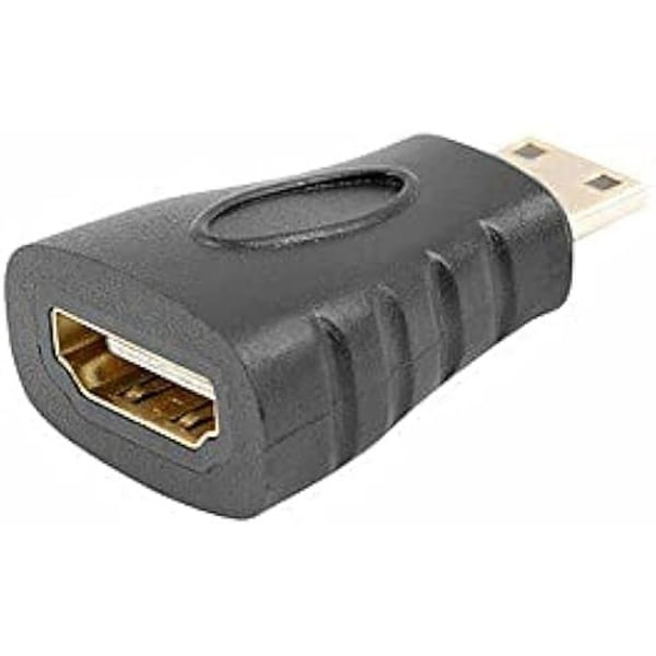 Mini HDMI-adapter - AD-0037-BK - Svart - 7,5 x 1 x 13,5 cm - Video