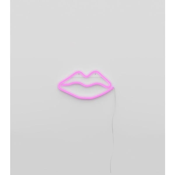Neonbelysning LIPS CANDY SHOCK Röd