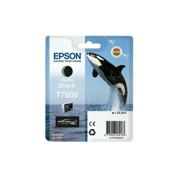 Tonerpatron - EPSON - T7608 M BK - Svart - Kompatibel - Paket med 1