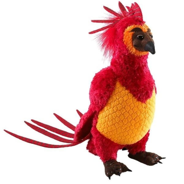 Plyschleksak - Harry Potter - Fawkes 9" - Svart - Unisex - Barn - Inomhus