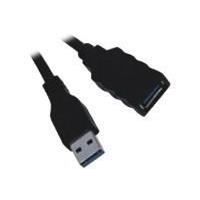 MCL USB 3.0 förlängningskabel - Typ A hane/hona - 3 m - skärmad - 2 års garanti