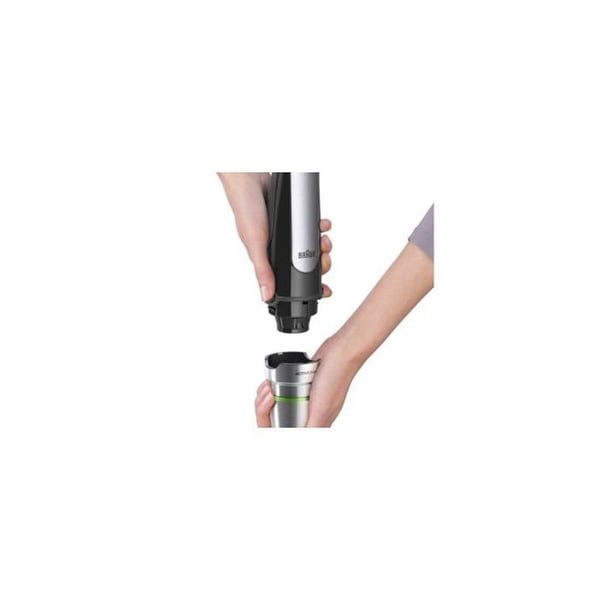 Stavblender - Braun - MQ 7045X - 1000W - Sort - Justerbar - Opvaskemaskinevenlig