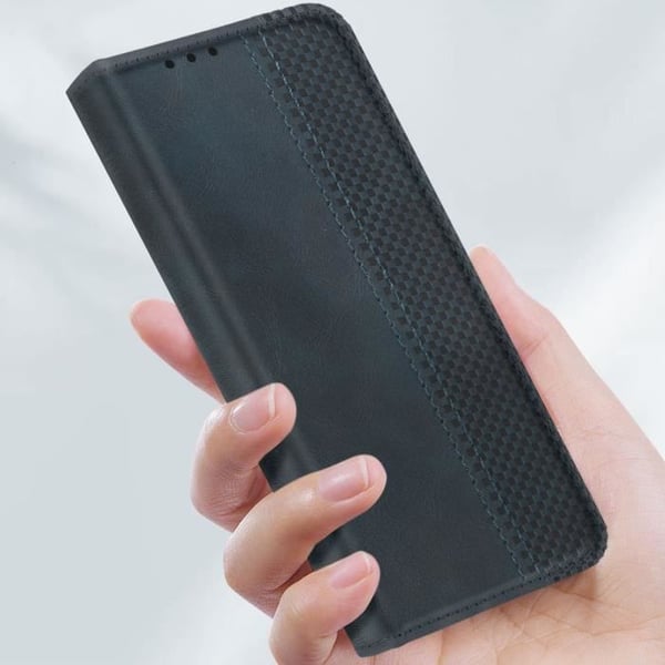 Google Pixel 8 plånboksfodral Checkerboard Pattern Geo Collection Midnight Blue