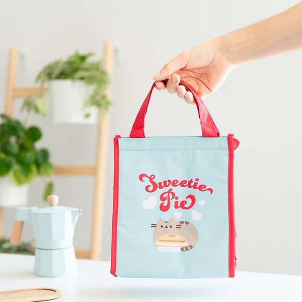 Termisk lunchväska - Pusheen - Purrfect Love - Blå och röd - 6 liter - 20 x 23 x 13 cm