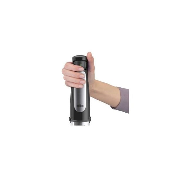 Stavblender - Braun - MQ 7045X - 1000W - Sort - Justerbar - Opvaskemaskinevenlig