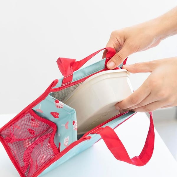 Termisk lunchväska - Pusheen - Purrfect Love - Blå och röd - 6 liter - 20 x 23 x 13 cm
