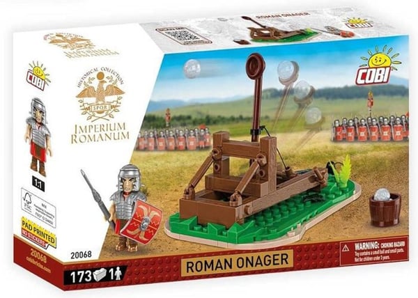 Byggsats - COBI - Romersk Onager - 174 bitar - Brun - Att montera själv