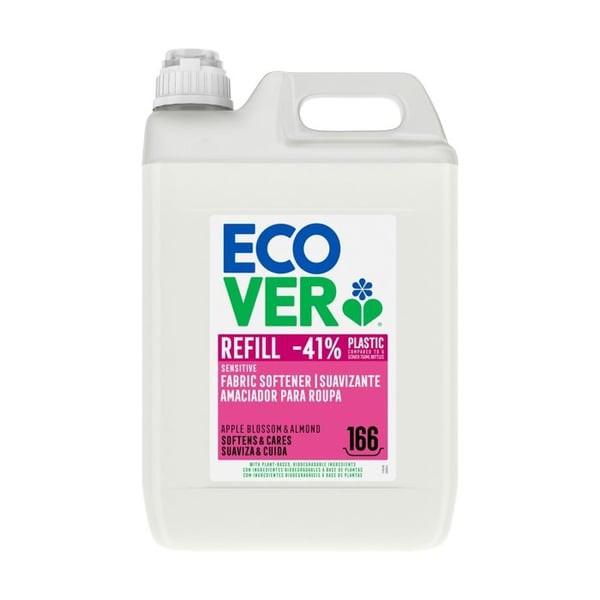 ECOVER - Laddningsmjuka med blomma av äppelträd och mandel 5 L