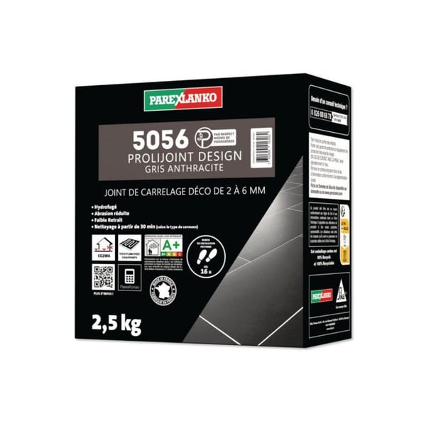 Fugorengöring PAREXLANKO 5056 Prolijoint Design - Antracit - 2,5 kg - L5056ANTH2.5