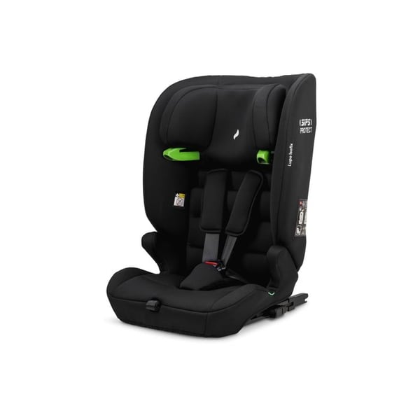 OSANN - Barnstol Lupo Isofix i-Size - 76-150 cm - 15 månader till 12 år - Grupp 1/2/3 - Svart