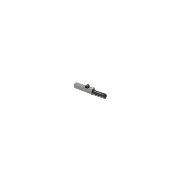 Isolerad krokodilklämma 4mm 6a - Svart (ak 10)