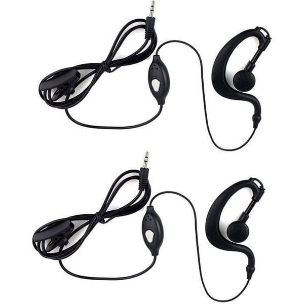 Retevis RT388 RT628 RT628B Talkie Walkie Barn Exklusiv Hörlurar, Walkie Talkie Hörlurar, 1Pin 2.5mm, Typ G Hörlurar (2 Stycken)