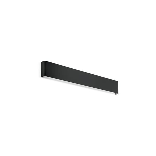 LED vägglampa - Ideal Lux - DELTA - 61cm - Svart - 3000K - Metall och glas