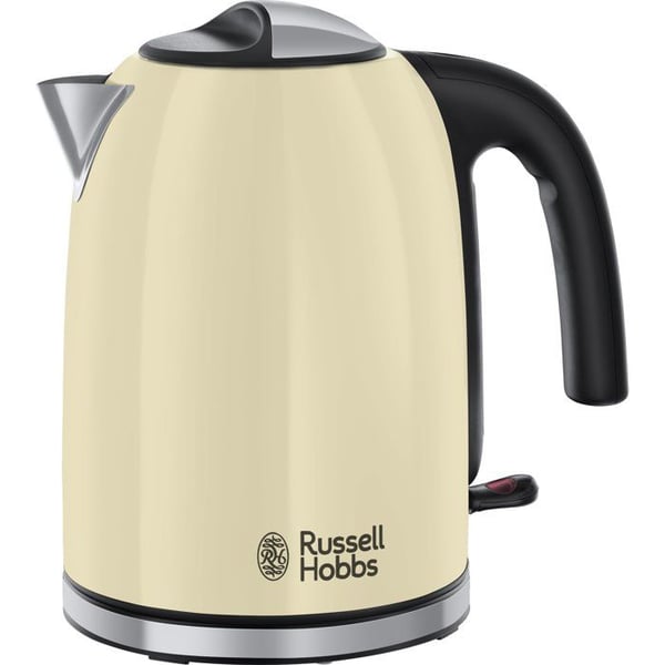 Vattenkokare - RUSSELL HOBBS - Colours Plus - 2400 W - 1,7 L - 360° bas - Gräddfärg Vattenkokare - RUSSELL HOBBS - Colours Plus - 2400 W - 1,7 L - 360° bas - Gräddfärg