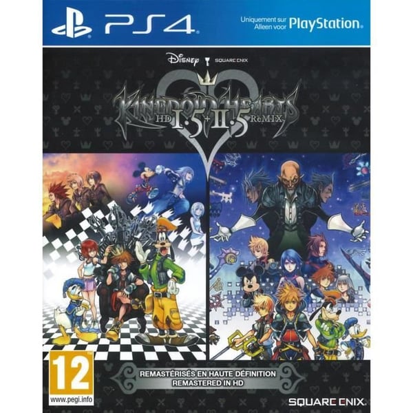 PS4-spel - Kingdom Hearts - HD 1.5 & 2.5 Remix - Remastrad kompilering - Äventyr - 1 spelare