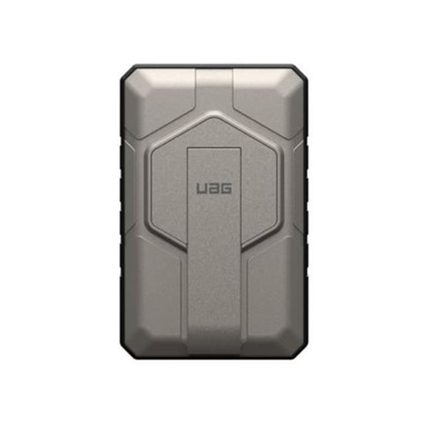 Magnetisk Extern Batteri 10000mAh 20W IPX6 Robust med Stöd UAG Grå