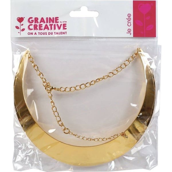 Graine Créative - Halsband Plastron Färg Guld