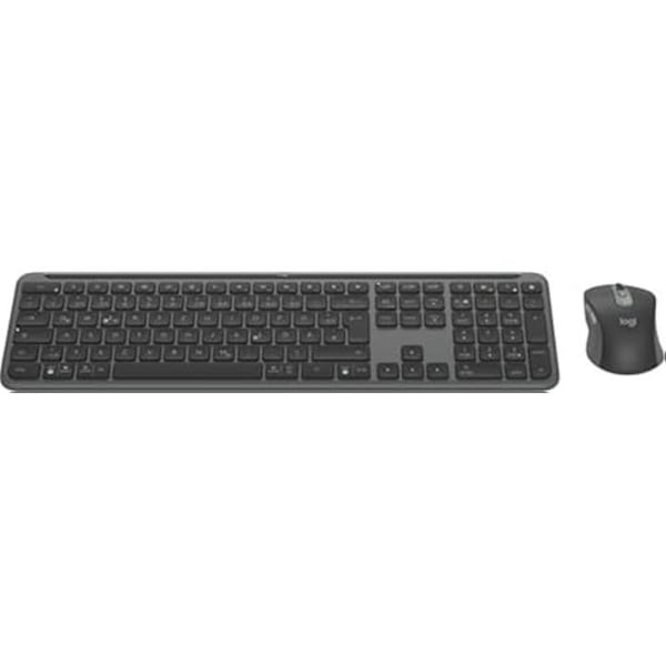 Tangentbord och Mus - Logitech - MK950 - Trådlös - QWERTZ - Grafit