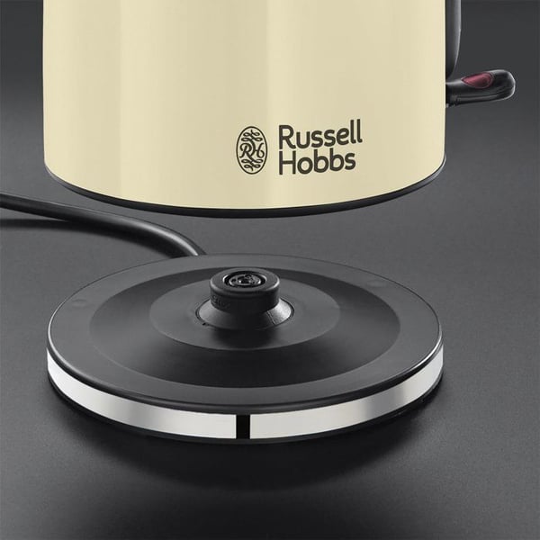 Vattenkokare - RUSSELL HOBBS - Colours Plus - 2400 W - 1,7 L - 360° bas - Gräddfärg
