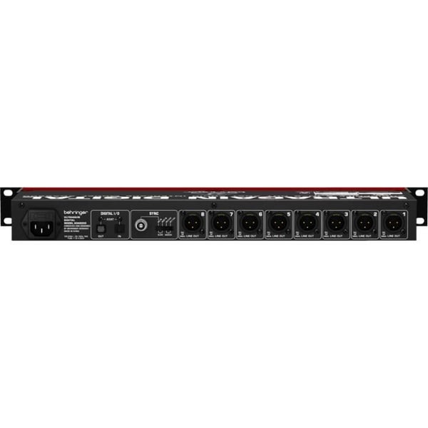 Behringer ULTRAGAIN DIGITAL ADA8200, 8 kanaler, 24 bit, 10 - 24000 Hz, -87 dB, 48 kHz, 20000 Ohm