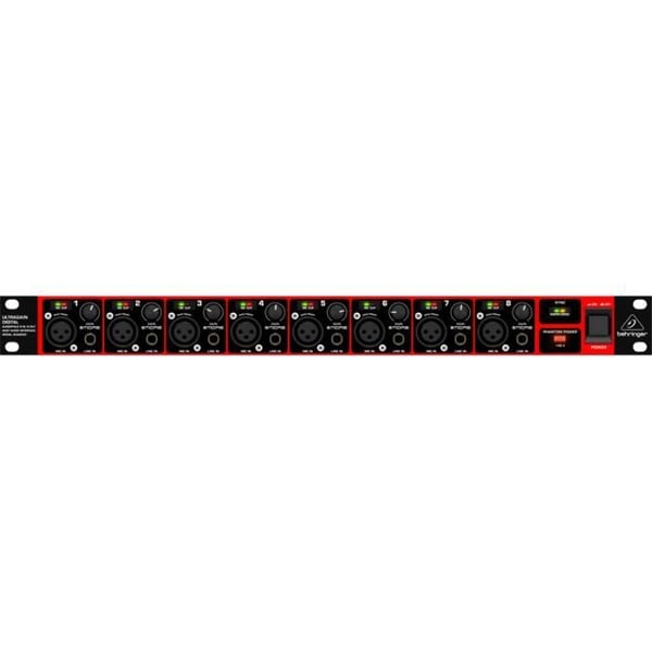 Behringer ULTRAGAIN DIGITAL ADA8200, 8 kanaler, 24 bit, 10 - 24000 Hz, -87 dB, 48 kHz, 20000 Ohm