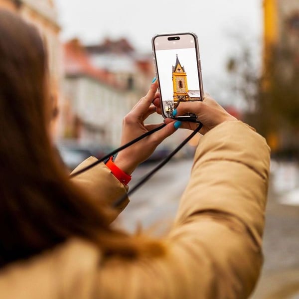 FIXE Col pur med svart handledsrem för Apple iPhone XR